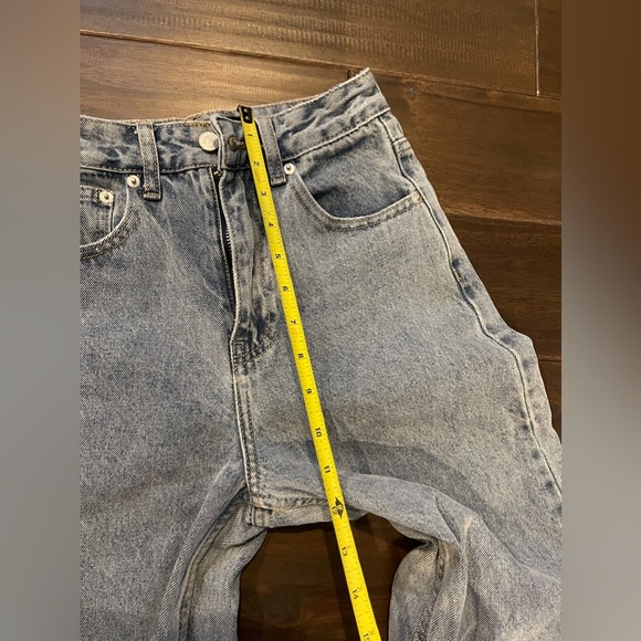 White Fox On Replay High Rise Straight Leg Jeans NEW - Picture 8 of 8